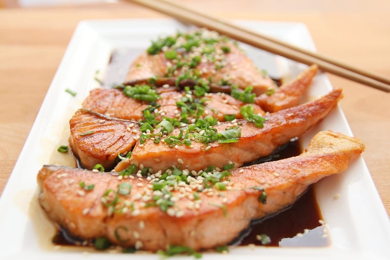 Asian Food Plate